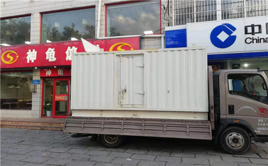 细水乡出租发电机施工案例